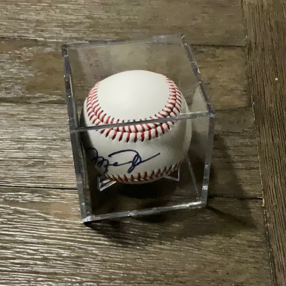 Michael Jordan autographed baseball